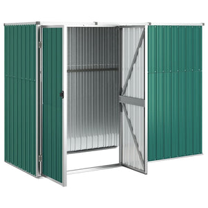 Capanno per Attrezzi Verde 225x89x161 cm Acciaio Zincato cod mxl 65813