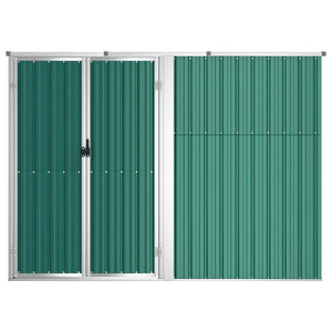 Capanno per Attrezzi Verde 225x89x161 cm Acciaio Zincato cod mxl 65813