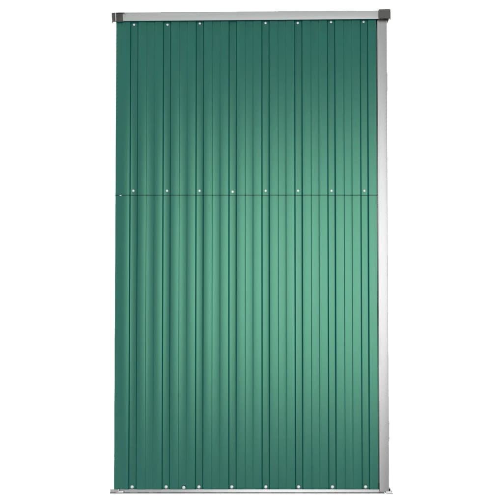 Capanno per Attrezzi Verde 225x89x161 cm Acciaio Zincato cod mxl 65813