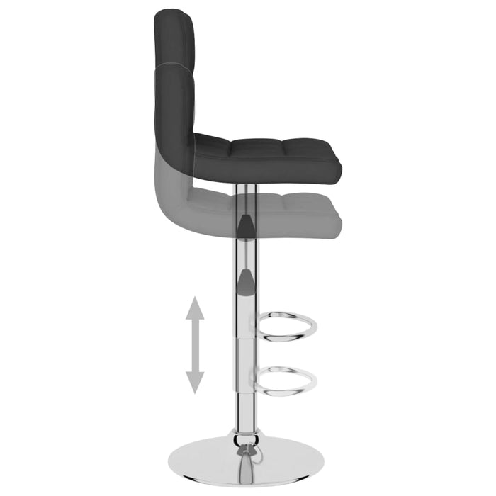 Sgabelli da Bar 2 pz Neri in Tessuto cod mxl 77252