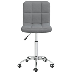 Sedia da Ufficio Girevole Grigio Chiaro in Tessuto cod mxl 23334