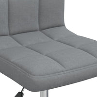 Sedia da Ufficio Girevole Grigio Chiaro in Tessuto cod mxl 23334