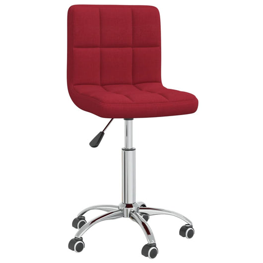 Sedia da Ufficio Girevole Rosso Vino in Tessuto cod mxl 28066