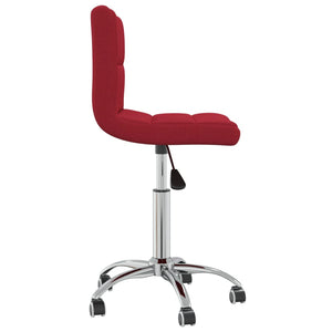 Sedia da Ufficio Girevole Rosso Vino in Tessuto cod mxl 28066