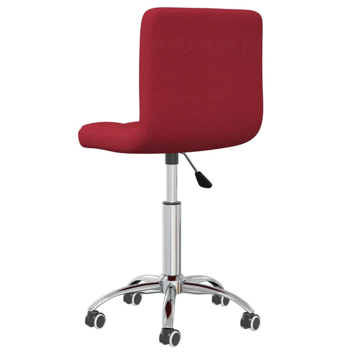 Sedia da Ufficio Girevole Rosso Vino in Tessuto cod mxl 28066