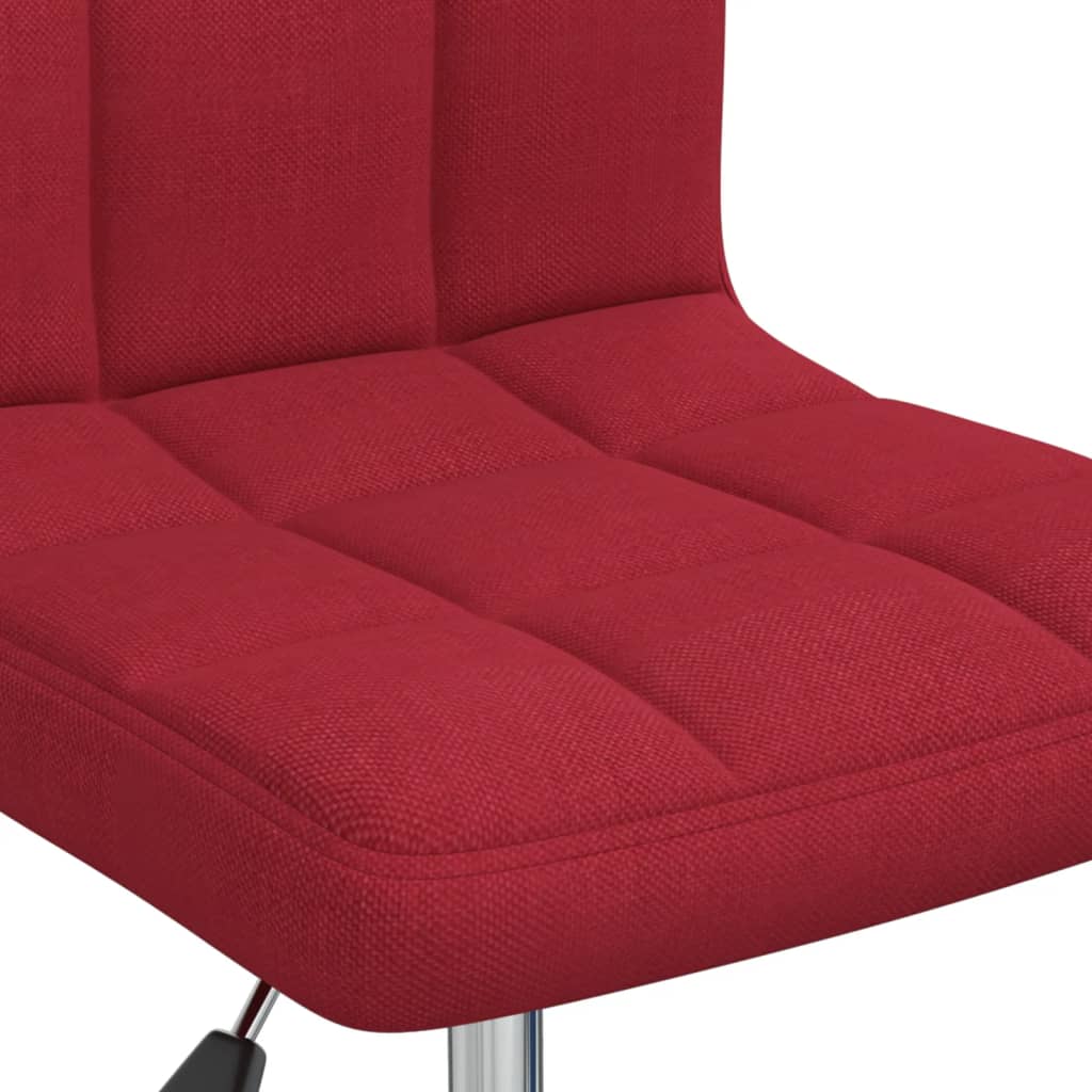 Sedia da Ufficio Girevole Rosso Vino in Tessuto cod mxl 28066