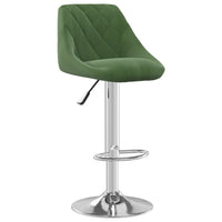 Sgabelli da Bar 2 pz Verde Scuro in Velluto cod mxl 62310