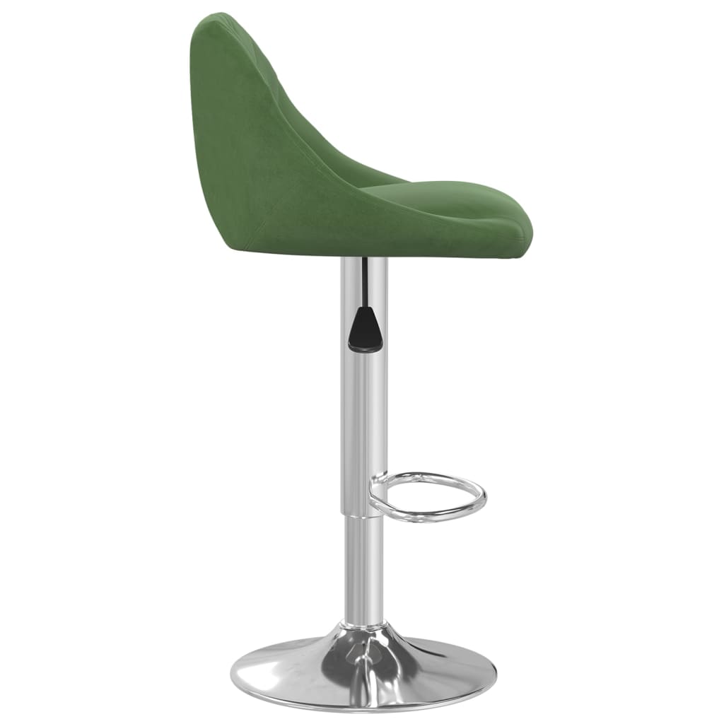 Sgabelli da Bar 2 pz Verde Scuro in Velluto cod mxl 62310