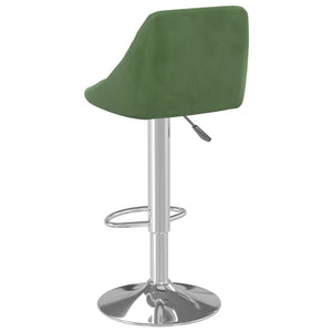 Sgabelli da Bar 2 pz Verde Scuro in Velluto cod mxl 62310