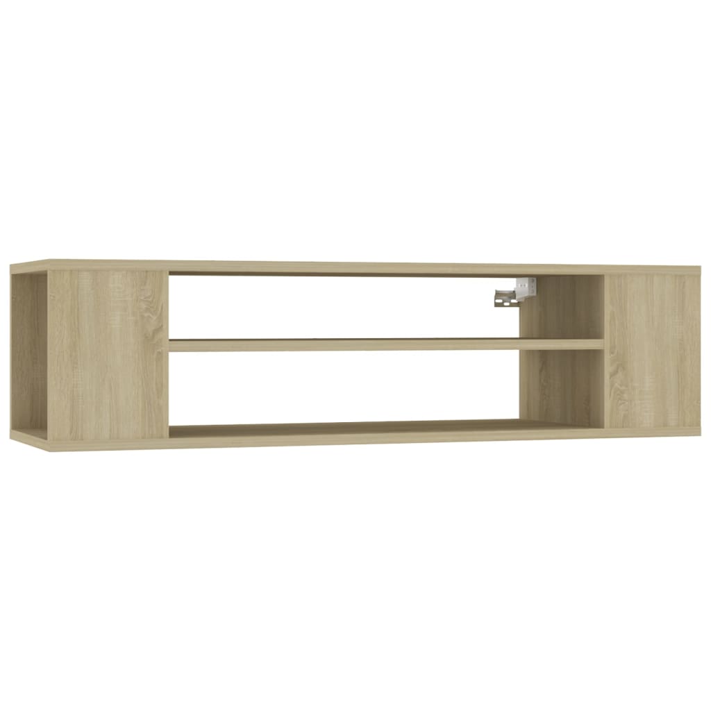 Mobile Porta TV Sospeso Rovere Sonoma 100x30x26,5cm Truciolato 806232