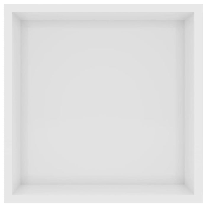 Armadietto TV da Parete Bianco Lucido 102x35x35cm in Truciolato cod mxl 7901