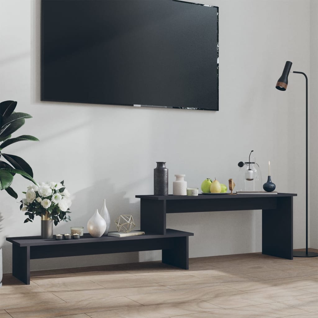 Mobile Porta TV Grigio 180x30x43 cm in Legno Multistrato 806267