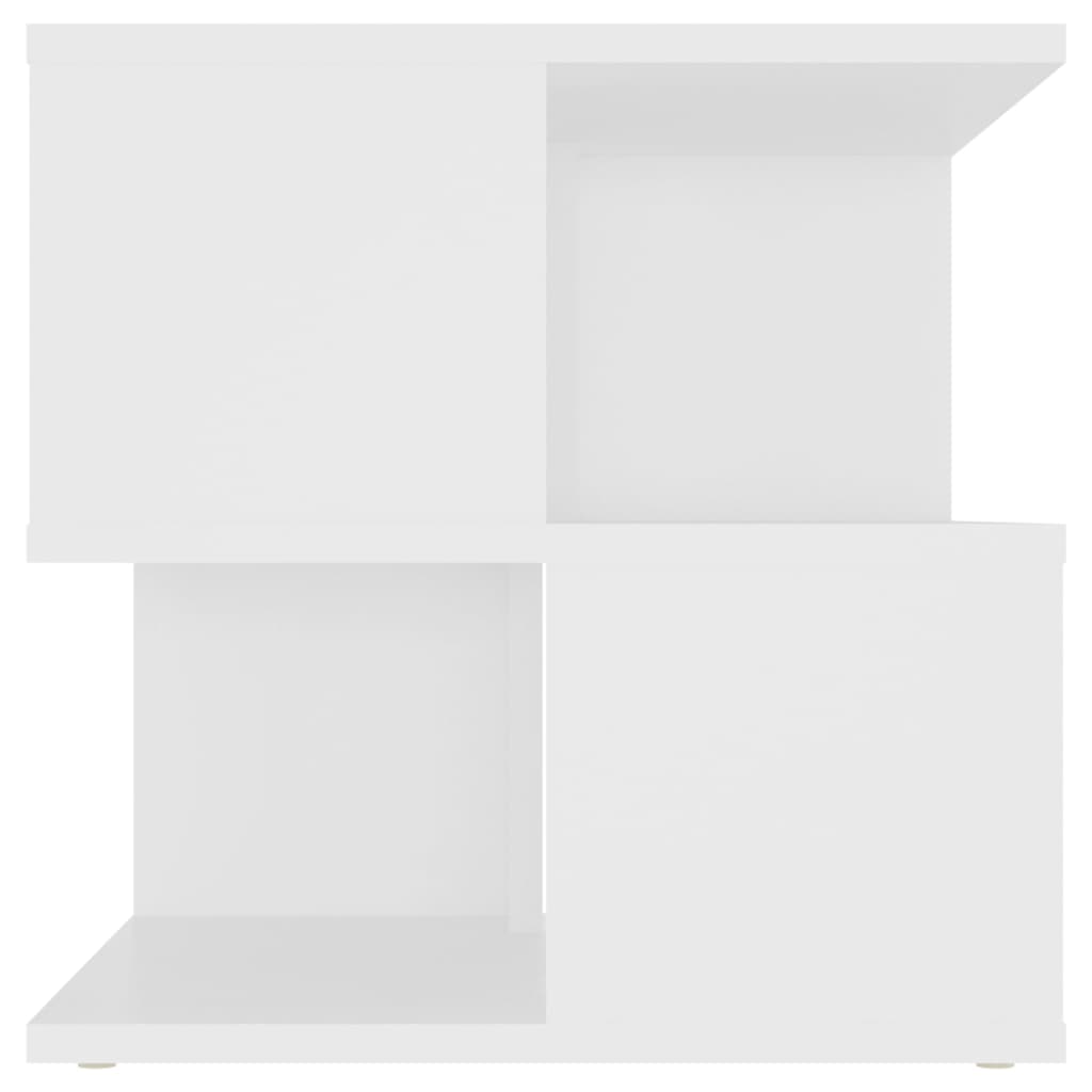 Tavolino Bianco 40x40x40 cm in Legno Multistrato 806292