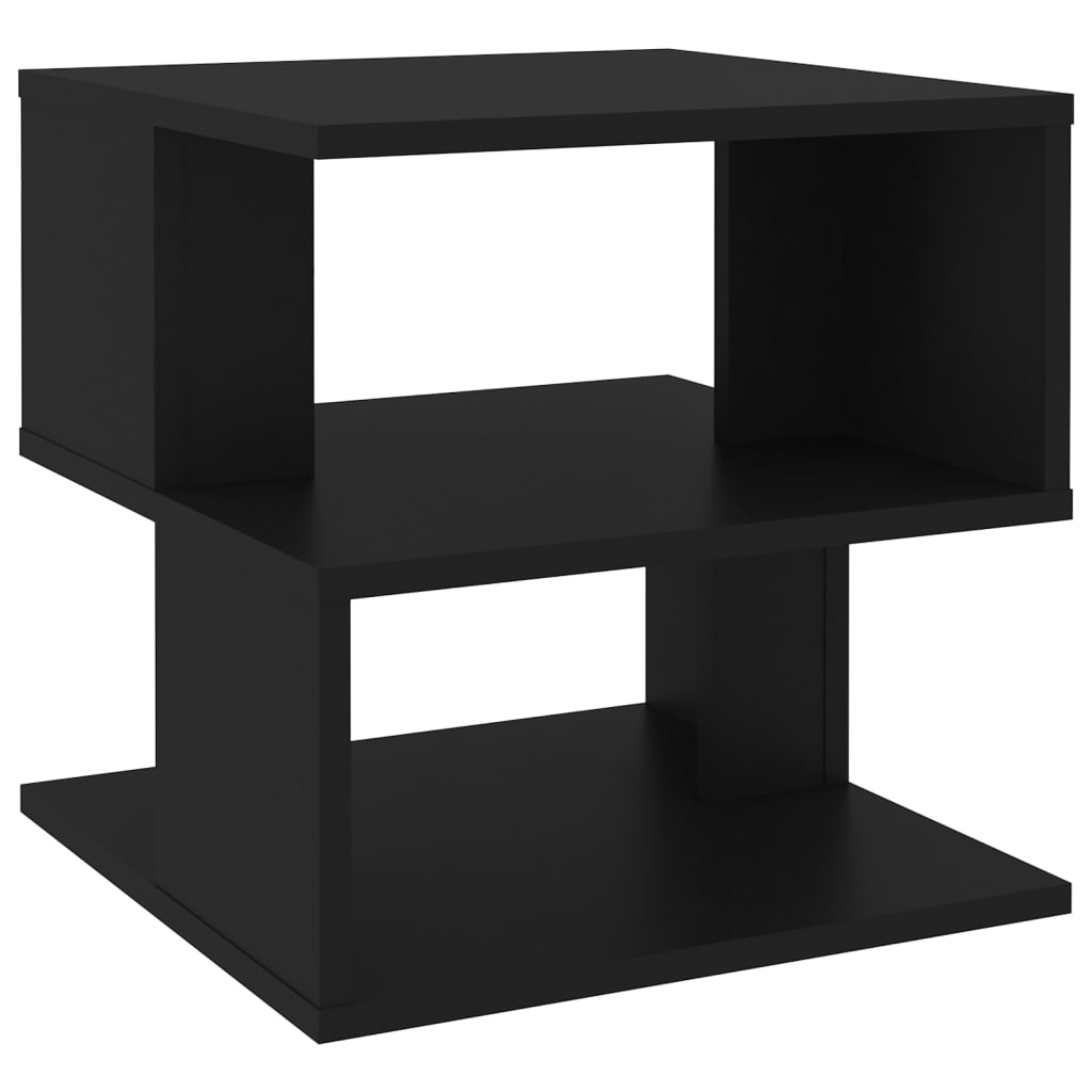 Tavolino Nero 40x40x40 cm in Truciolato 806293