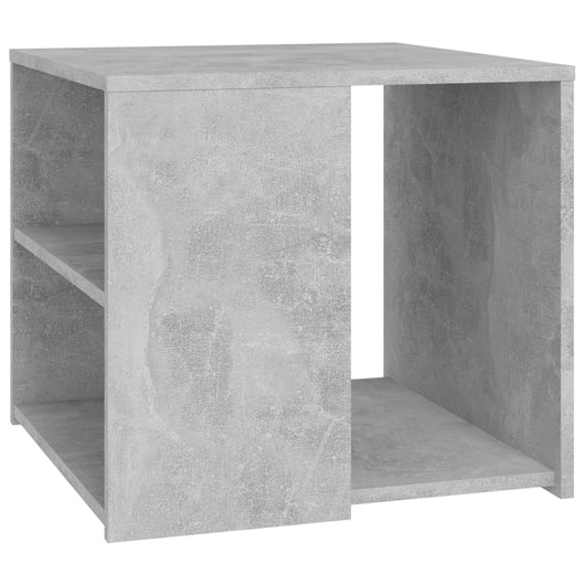 Tavolino Grigio Cemento 50x50x45 cm in Truciolato cod 8837