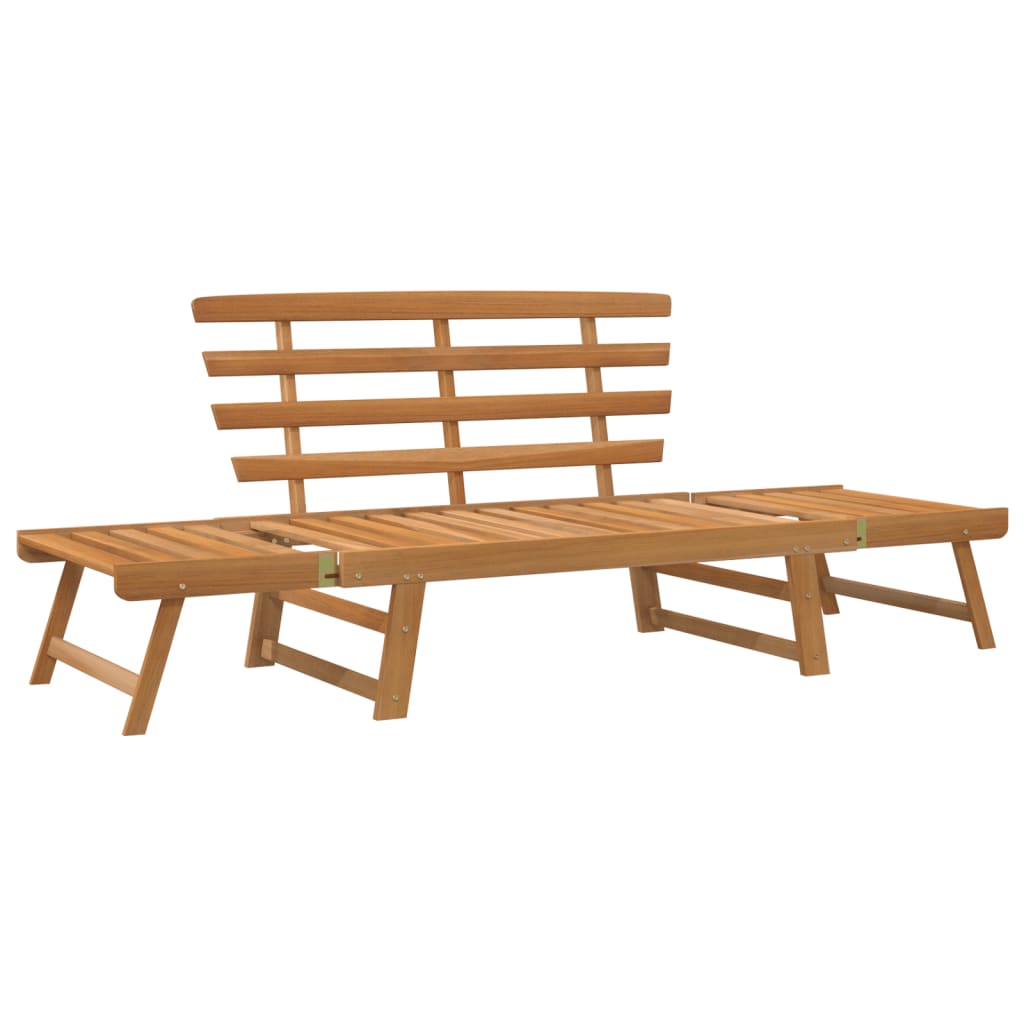 Panca da Giardino 2-in-1 190 cm in Legno Massello di Acacia  cod mxl 45663