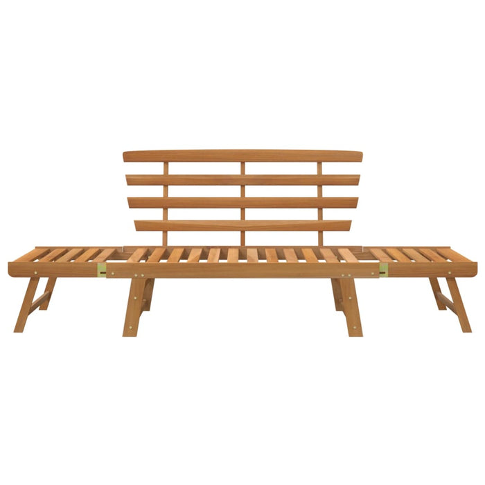 Panca da Giardino 2-in-1 190 cm in Legno Massello di Acacia 316471