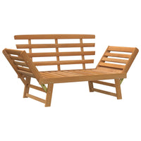 Panca da Giardino 2-in-1 190 cm in Legno Massello di Acacia  cod mxl 45663