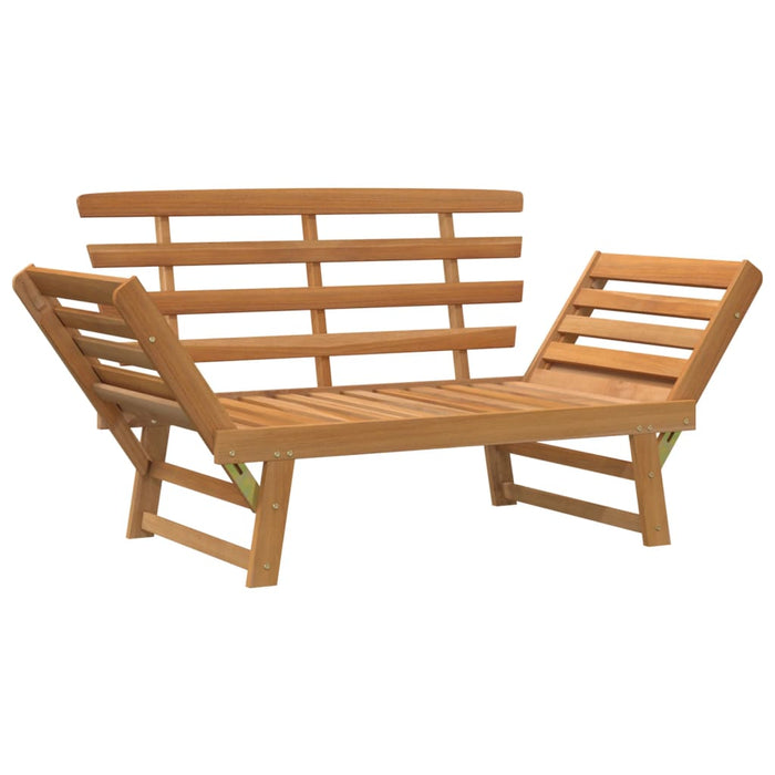 Panca da Giardino 2-in-1 190 cm in Legno Massello di Acacia 316471