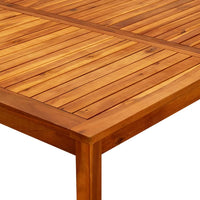 Tavolino da Giardino 110x110x45 cm in Legno Massello di Acacia cod mxl 48416