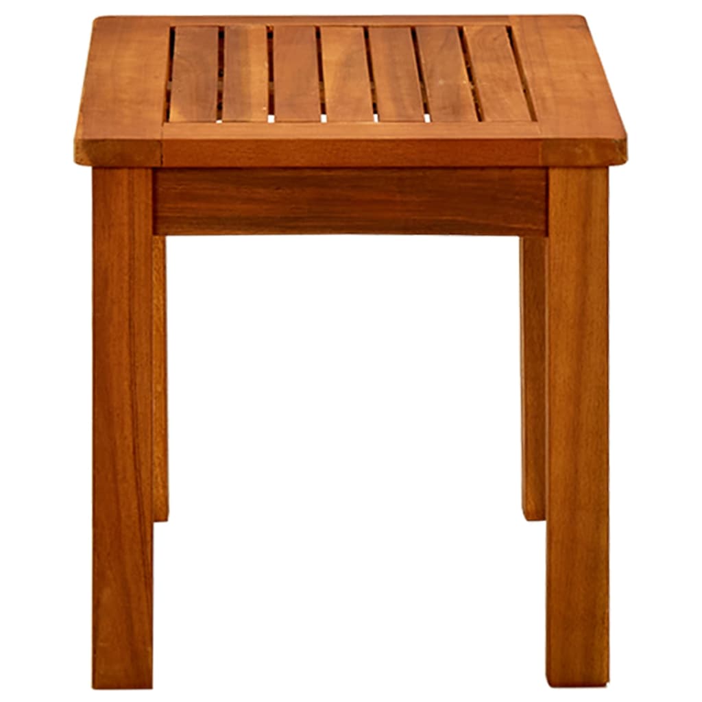 Tavolino da Giardino 50x35x36 cm in Legno Massello di Acacia 316398