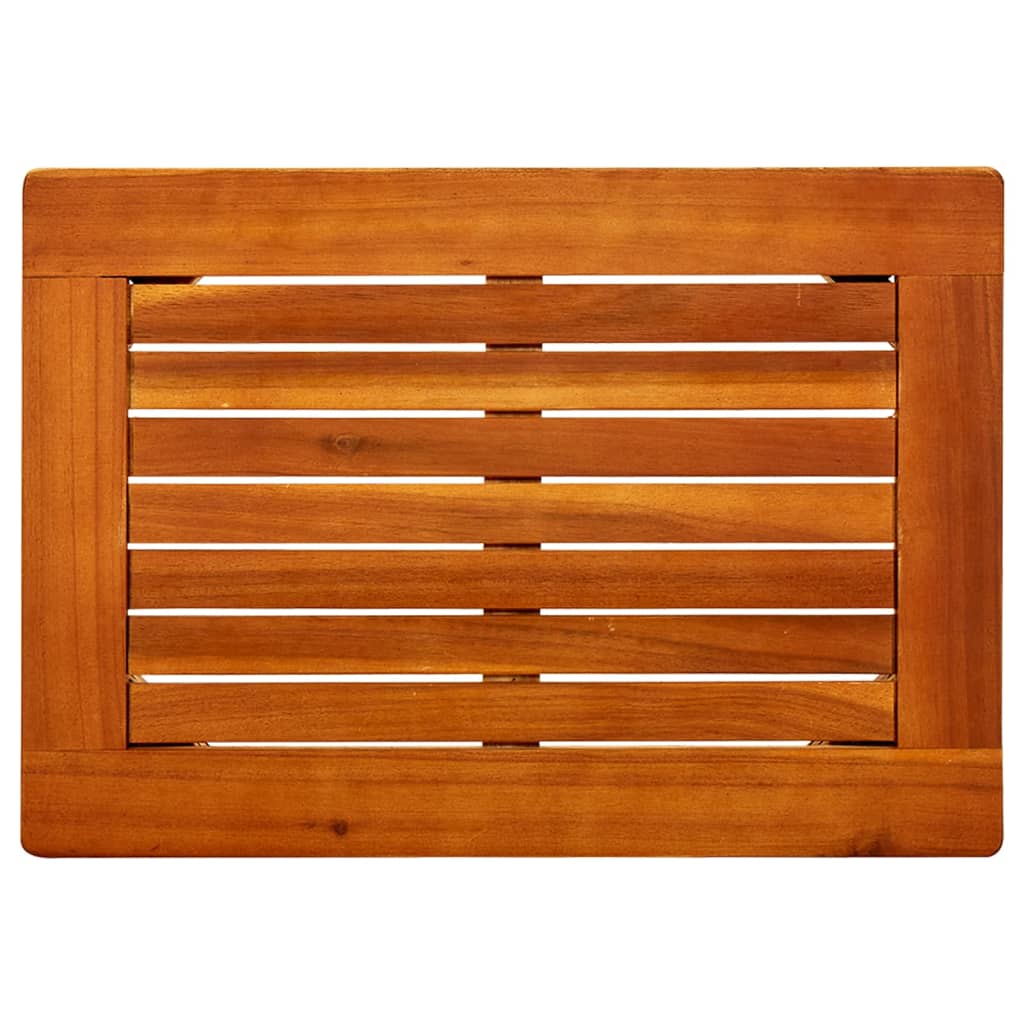 Tavolino da Giardino 50x35x36 cm in Legno Massello di Acacia 316398