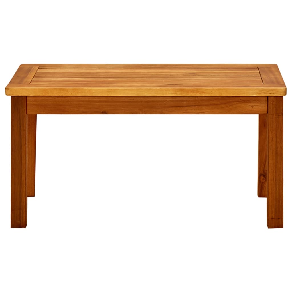 Tavolino da Giardino 70x40x36 cm in Legno Massello di Acacia 316399