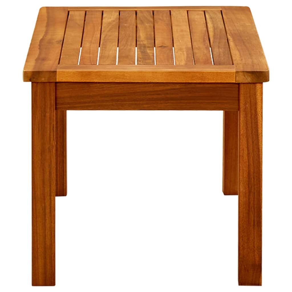 Tavolino da Giardino 70x40x36 cm in Legno Massello di Acacia 316399