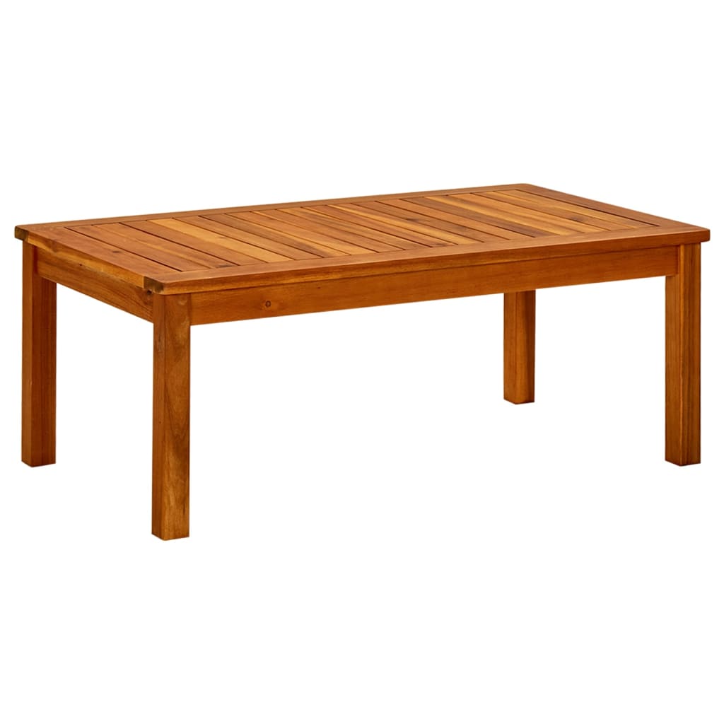 Tavolino da Giardino 90x50x36 cm in Legno Massello di Acacia 316400