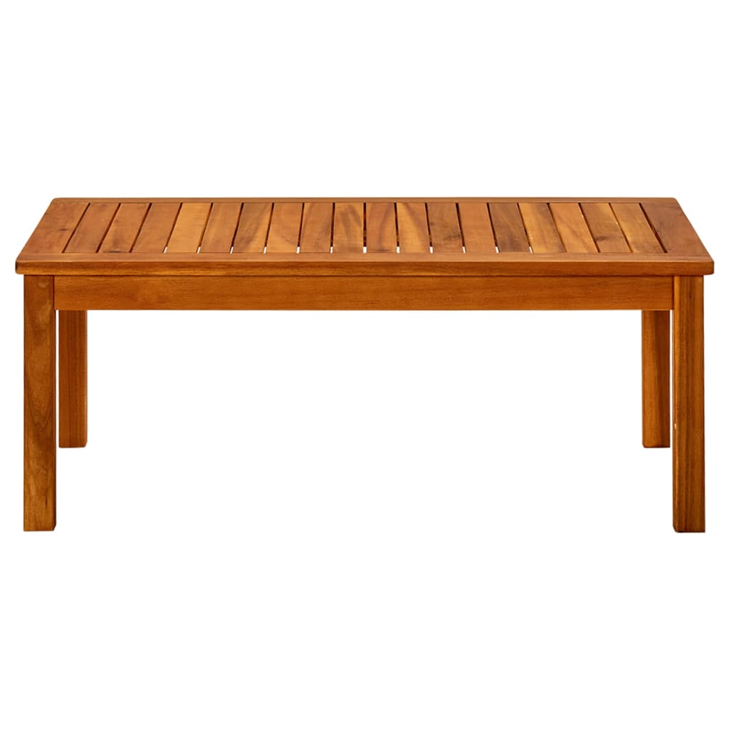 Tavolino da Giardino 90x50x36 cm in Legno Massello di Acacia 316400