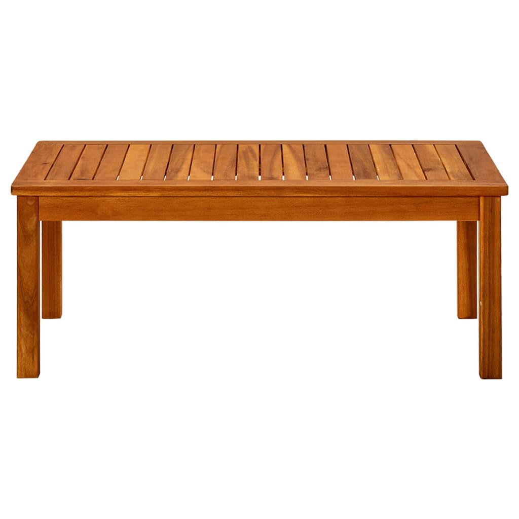 Tavolino da Giardino 90x50x36 cm in Legno Massello di Acacia cod mxl 34449