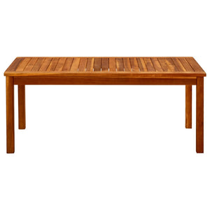 Tavolino da Giardino 110x60x45 cm in Legno Massello di Acacia 316401