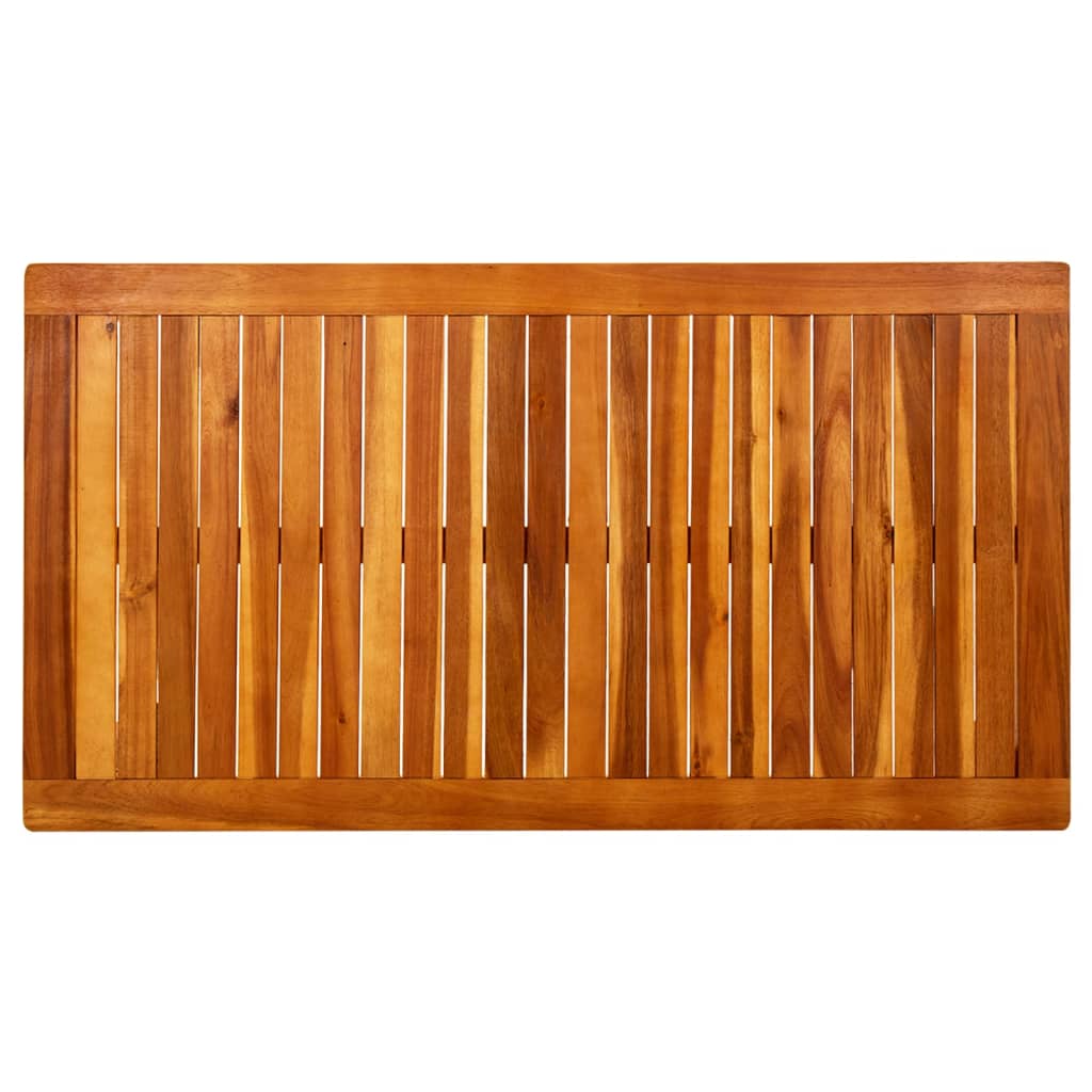 Tavolino da Giardino 110x60x45 cm in Legno Massello di Acacia 316401