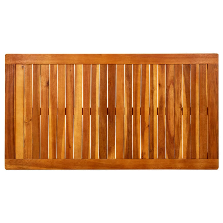 Tavolino da Giardino 110x60x45 cm in Legno Massello di Acacia 316401