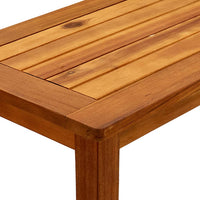 Tavolo Consolle da Giardino 80x35x75cm Legno Massello di Acacia cod mxl 51875