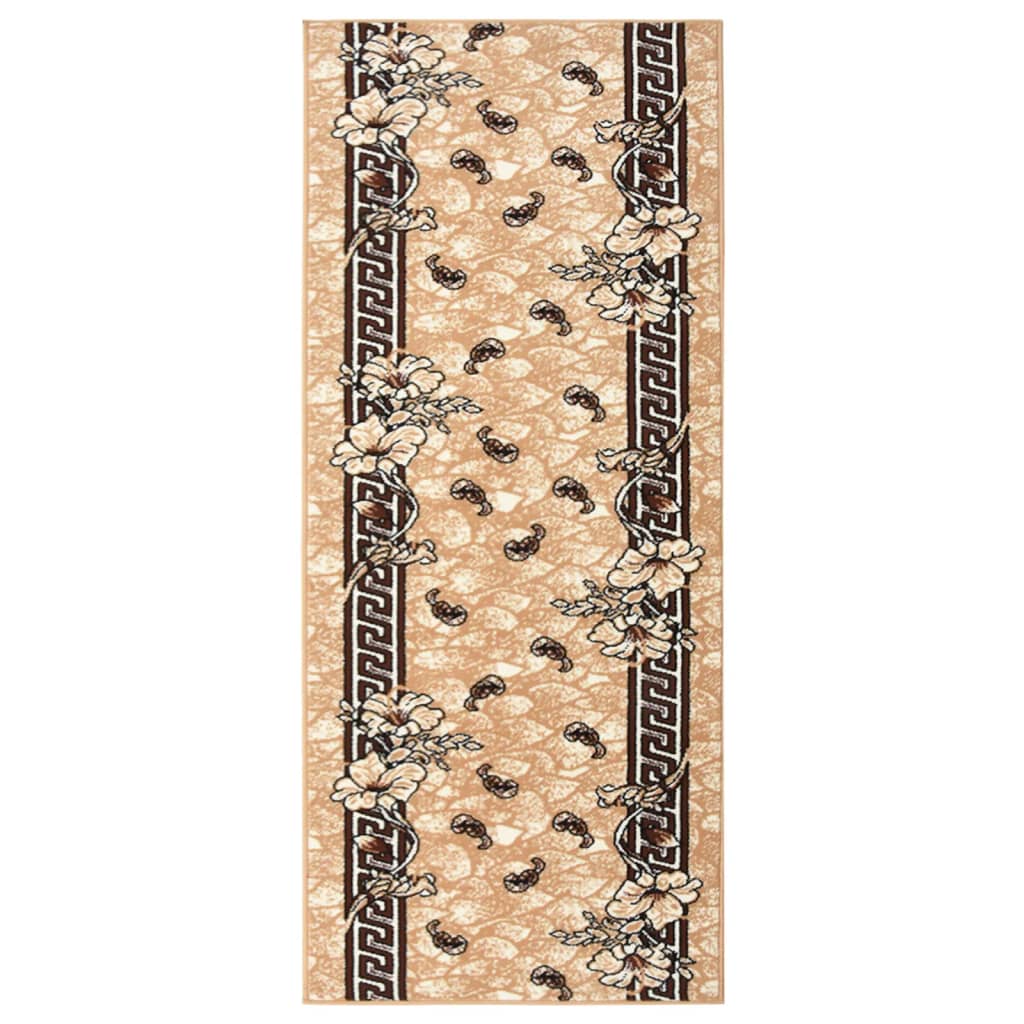 Tappeto Lungo in BCF Beige 100x250 cm 331818