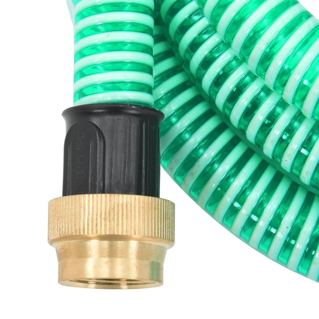 Tubo di Aspirazione con Connettori in Ottone 3 m 25 mm Verde cod mxl 64095