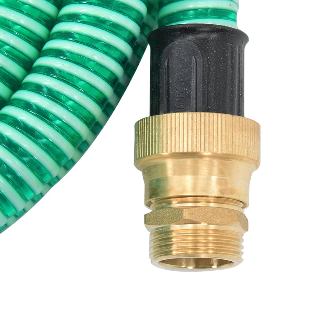 Tubo di Aspirazione con Connettori in Ottone 4 m 25 mm Verde cod mxl 56685