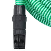 Tubo di Aspirazione con Raccordi in Ottone Verde 1" 4 m in PVC 151070