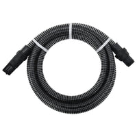 Tubo di Aspirazione con Connettori in PVC 4m 22 mm Nero cod mxl 56214