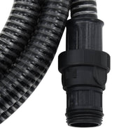 Tubo di Aspirazione con Connettori in PVC 4m 22 mm Nero cod mxl 56214