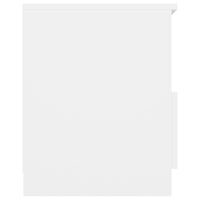 Comodino Bianco 40x40x50 cm in Legno Multistrato cod mxl 42848