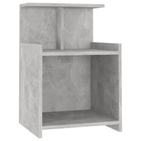 Comodini 2 pz Grigio Cemento 40x35x60 cm in Truciolato cod mxl 60078