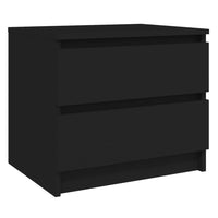 Comodino Nero 50x39x43,5 cm in Truciolato cod mxl 31062