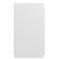 Comodino Bianco 40x35x62,5 cm in Truciolato cod mxl 31312