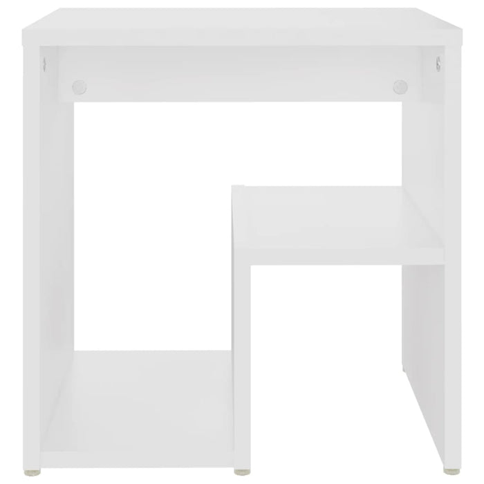 Comodino Bianco 40x30x40 cm Legno Ingegnerizzatocod mxl 97065