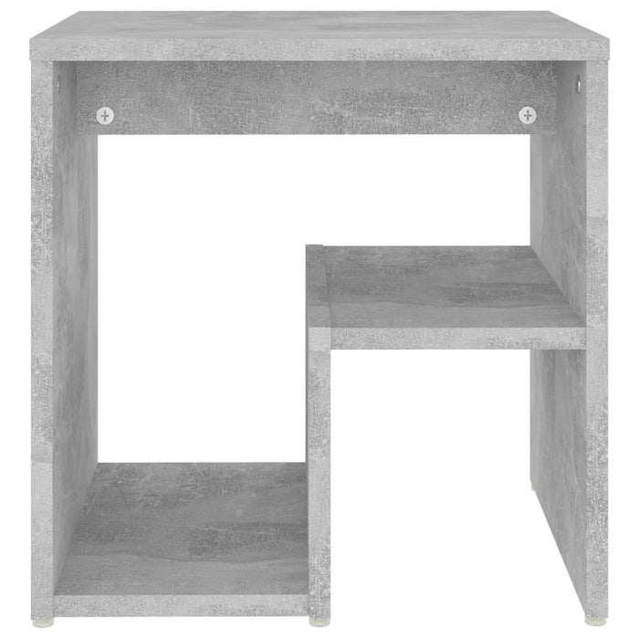 Comodini 2 pz Grigio Cemento 40x30x40 cm in Truciolato cod mxl 31011