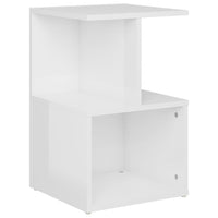 Comodino Bianco Lucido 35x35x55 cm in Truciolato cod mxl 31291