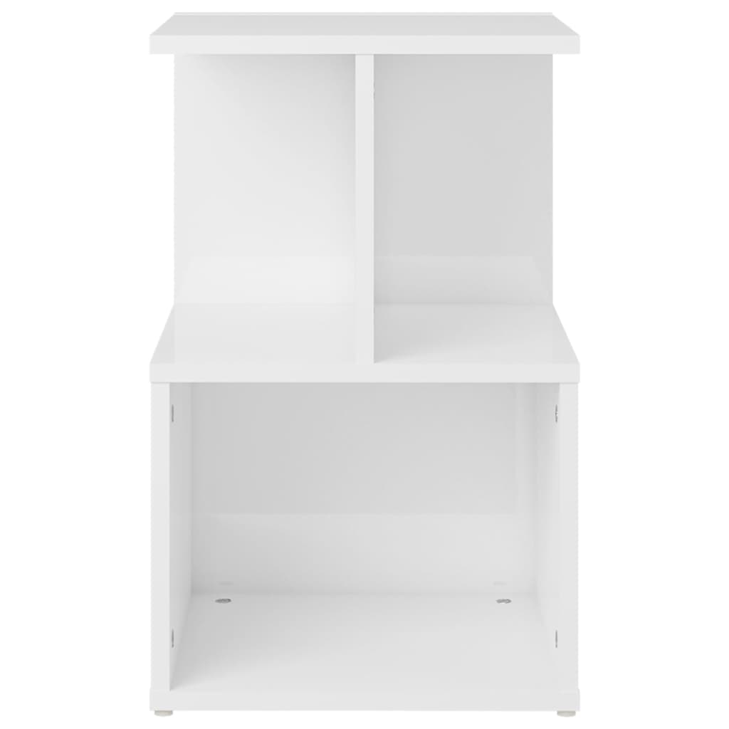 Comodino Bianco Lucido 35x35x55 cm in Truciolato cod mxl 31291