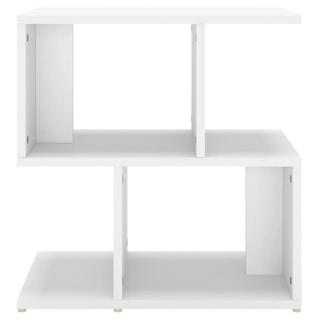 Comodino Bianco 50x30x51,5 cm in Truciolato 806364